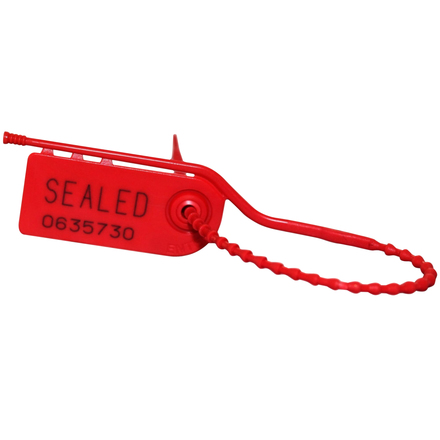 8" Red Easy Remove Pull Tight Seals